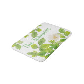 Witte ventilator en groene lederen tuin badmat (Gekanteld)