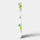 Witte ventilator en groene lederen tuin Case-Mate iPhone case (Achterkant / Links)