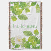 Witte ventilator en groene lederen tuin deken (Voorkant Verticaal)