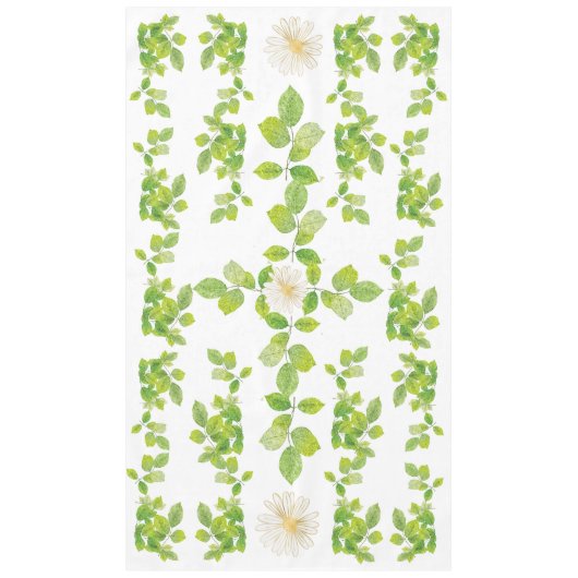 Witte ventilator en groene lederen tuin tafelkleed (Voorkant)