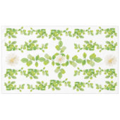 Witte ventilator en groene lederen tuin tafelkleed (Voorkant (Horizontaal))