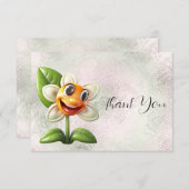 Witte ventilator Hartelijk dank Bedankkaart (Voorkant / Achterkant)