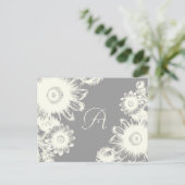 Witte  ventilator - kies kleur - RSVP-kaart Uitnodiging Briefkaart (Staand voorkant)