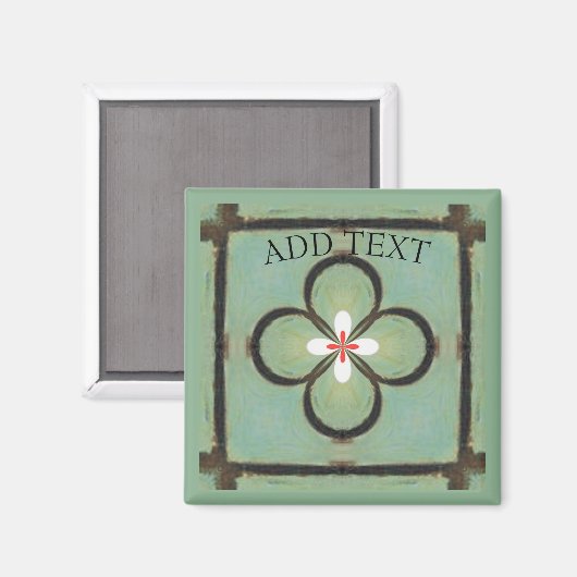 Witte ventilator magneet (Voorkant / Achterkant)