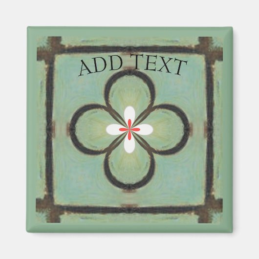 Witte ventilator magneet (Voorkant)