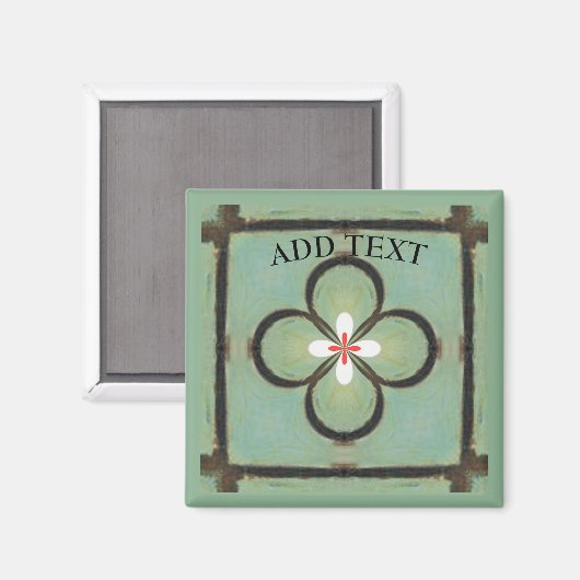 Witte ventilator magneet (Voorkant / Achterkant)