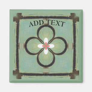 Witte ventilator magneet