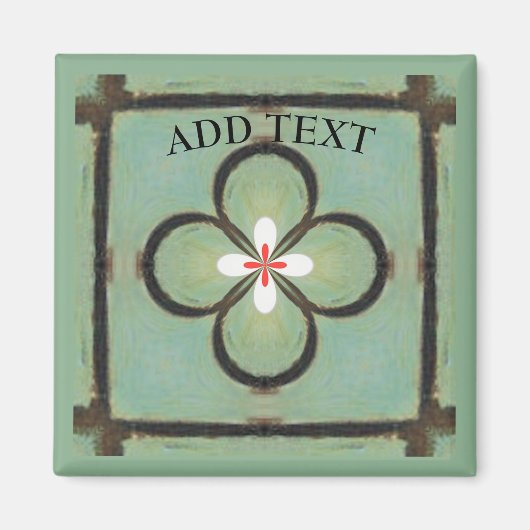 Witte ventilator magneet (Voorkant)