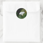 Witte ventilator ronde sticker (Tas)