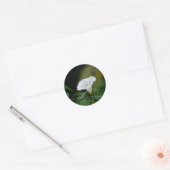 Witte ventilator ronde sticker (Envelop)