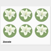 Witte ventilator ronde sticker (Vel)