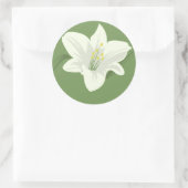 Witte ventilator ronde sticker (Tas)