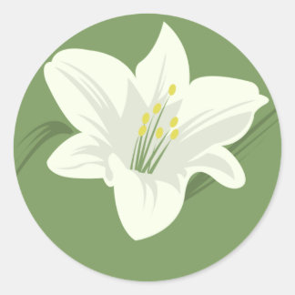Witte ventilator ronde sticker