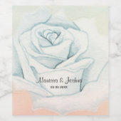 Witte ventilator wijn etiket (Enkel label)