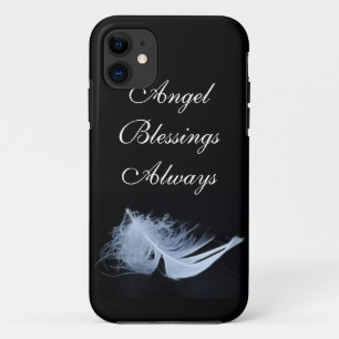 Witte veren - angelisch per natuur Case-Mate iPhone case