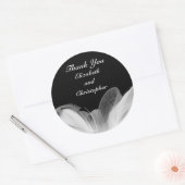 Witte veren dank u Sticker (Envelop)