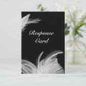 Witte veren RSVP (Staand voorkant)