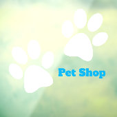 Witte verf Drukt Ontwerpvenster Knielen Raamsticker (Vel 3)