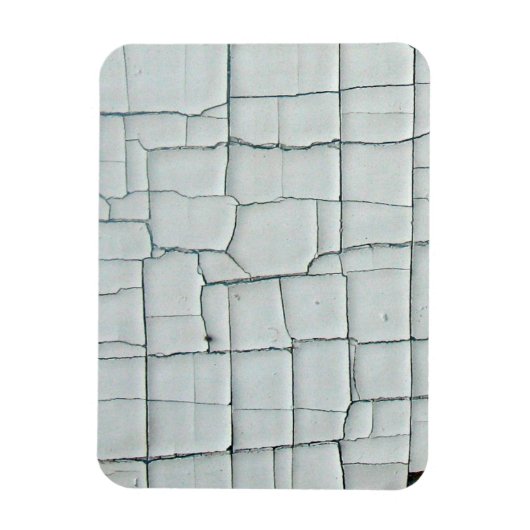 Witte verf, in cache geplaatst en gehakt magneet (Verticaal)