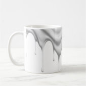 Witte verf. koffiemok (Links)