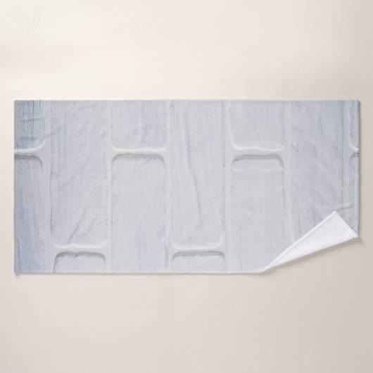 Witte verf van bakstenen van textuur badhanddoek (Badhanddoek)