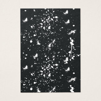 Witte verfspat Graphic Vlek Witte inksplat Visitekaartje