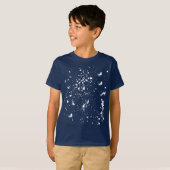 Witte verfspat Graphic Vlek Witte Inktspat T-shirt (Voorkant volledig)