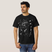 Witte verfspat Graphic Vlek Witte Inktspat T-shirt (Voorkant volledig)