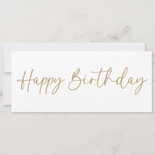 Witte Verjaardag Babysitten Gift Voucher Kaart (Achterkant)