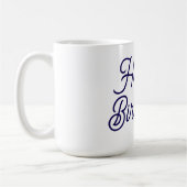 Witte Verjaardag Koffiemok (Links)