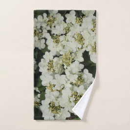Witte Viburnum Handdoek