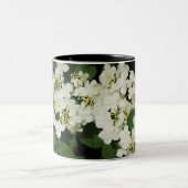 Witte Viburnum Tweekleurige Koffiemok (Center)