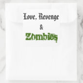 Witte Vierkante Sticker (Tas)