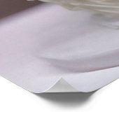 Witte vijf-tier bruidstaart met bruidspaar, poster (Hoek)