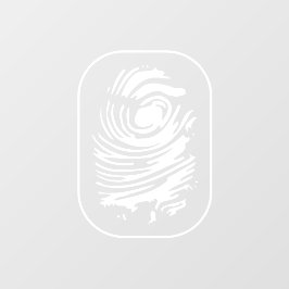 Witte vingerafdrukvenster vastkleven raamsticker