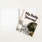 Witte Vintage Bloesem & Landelijk Landschap Planner (Display)