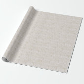 Witte vintage damast coquette inpakpapier (Uitgerold)