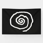 witte vinylbanner spandoek (Horizontaal)