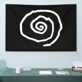 witte vinylbanner spandoek (Beurs)