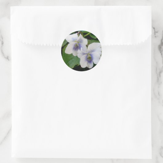 Witte Violet Pair Stickers (Tas)
