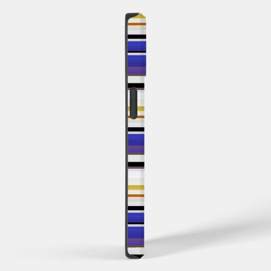 Witte violetstrepen bevestigen Case-Mate iPhone case (Achterkant / Rechts)