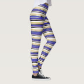 Witte violetstrepen bevestigen leggings (Rechts)