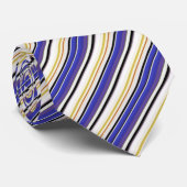 Witte violetstrepen bevestigen stropdas (Opgerold)