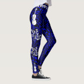 WITTE VIOLIN OP NAVY LEGGINGS (Rechts)