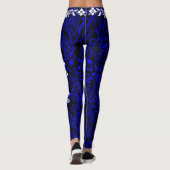 WITTE VIOLIN OP NAVY LEGGINGS (Achterkant)