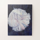 Witte Vis Legpuzzel (Verticaal)