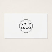 Witte visitekaartje voor logo sociale media toevoe (Achterkant)