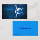 Witte Visitekaartjes met zwoegreep (Voorkant / Achterkant)