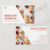 Witte visitekaartjes: voedselleverstandaard visitekaartje (Voorkant / Achterkant)