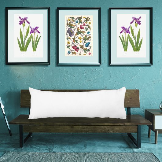 Witte vlakke kussen met vaste kleur